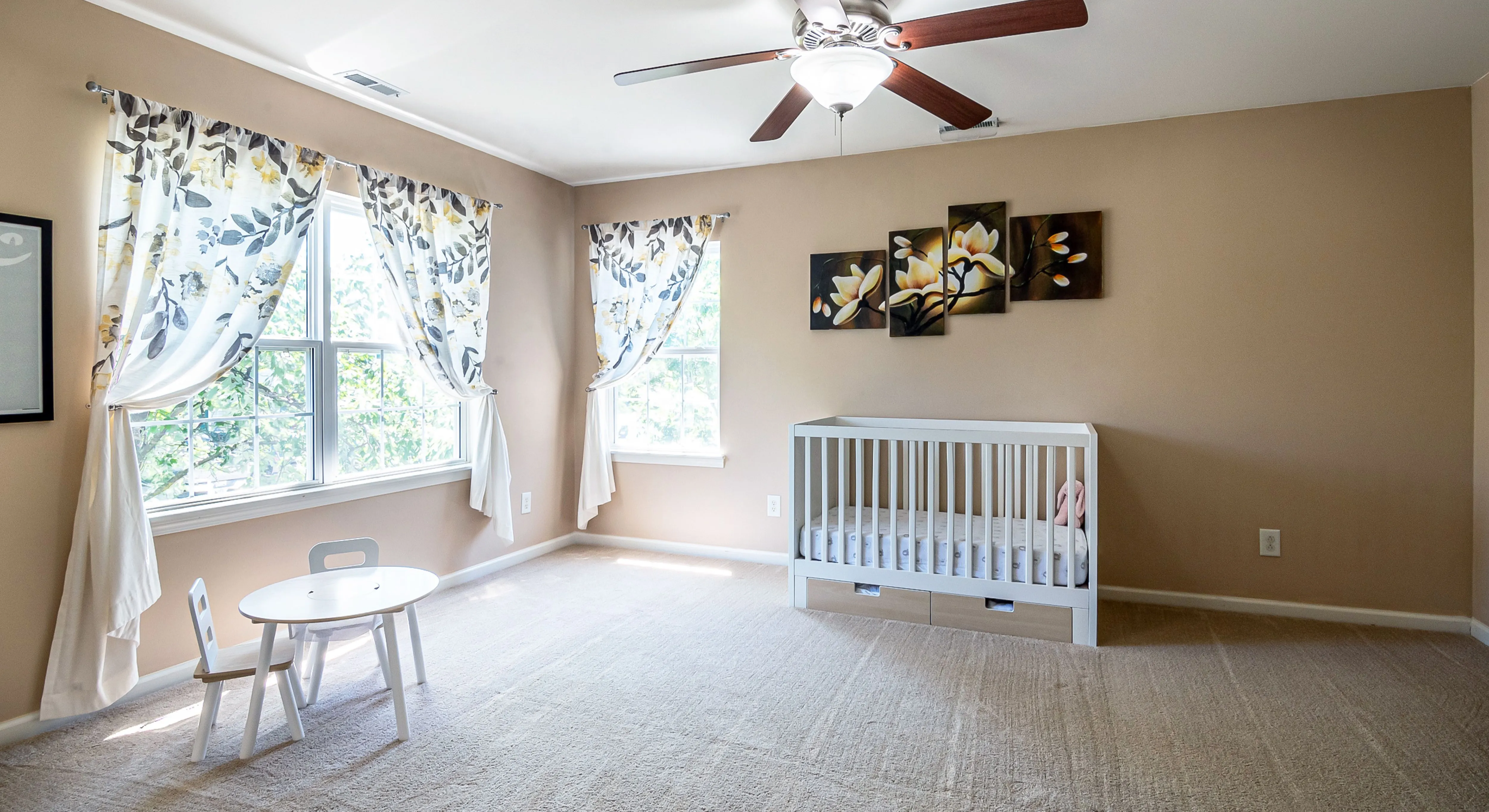 Freshly cleaned carpet in a Soquel, CA nursery